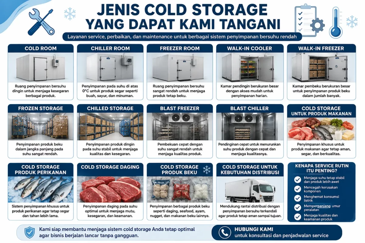 jenis cold storage

