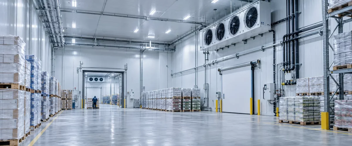 Sistem Cold Storage untuk penyimpanan produk bersuhu terkendali