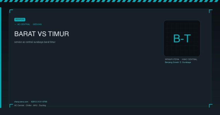 Service AC Central Surabaya Barat vs Timur: Respon