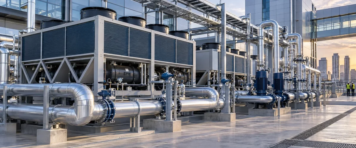 Sistem Water Chiller untuk fasilitas komersial dan industri